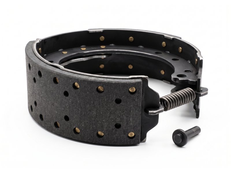 Polymex drum brake shoe assembly for Japanese commercial vehicles